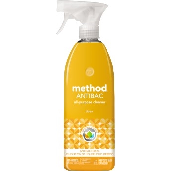 Method Antibac All-Purpose Cleaner, Citron Scent, 28 oz Plastic Bottle