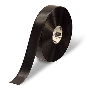 Mighty Line Deluxe Safety Tape, 60 Mil PVC, 2&quot; x 100&#39;, Black