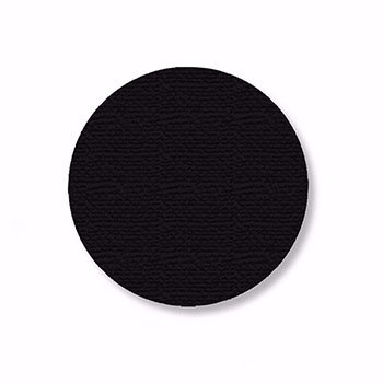 Mighty Line Deluxe Safety Tape Dots, 3.5&quot;, Black, 100/PK