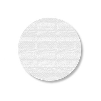 Mighty Line Deluxe Safety Tape Dots, 3.5&quot;, White, 100/PK