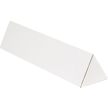 W.B. Mason Co. Triangle Mailing Tubes, 3&quot; x 24 1/4&quot;, White, 50/BD