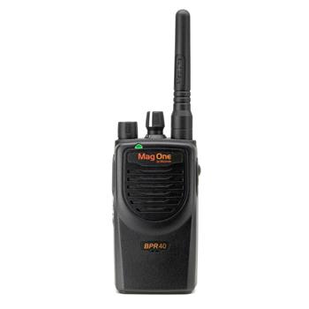 Motorola Mag One Two-Way Analog Radio, Portable, 5 W, 16 Channels, 450-470 MHz, Black