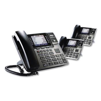 Motorola Unison 1-4 Line Wireless Phone System Bundle, 2 Additional Deskphones