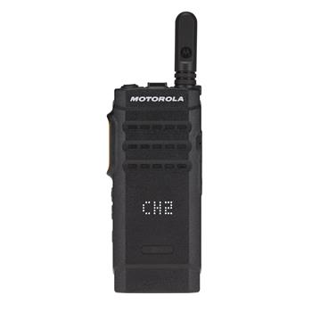 Motorola Portable Two-Way Radio, 3 W, 2 Channels, 403-470 MHz, Black