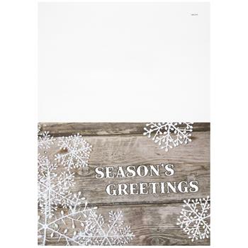 W.B. Mason Co. Custom Holiday Cards, Rustic Greetings