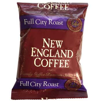 New England Coffee Pre-Measured Coffee Kit, Full City Roast, 2 oz., Medium Roast, 42/CS