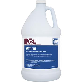 National Chemical Laboratories AFFIRM Anti-Bacterial Lotion Hand Cleaner, 1 Gallon