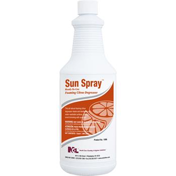 National Chemical Laboratories SUN SPRAY™ Ready-To-Use Foaming Citrus Degreaser, 32 oz., 12/CS