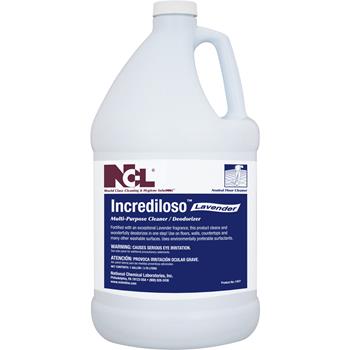 National Chemical Laboratories INCREDILOSO™ - Lavender Multi-Purpose Cleaner / Deodorizer, 1 gal., 4/CT