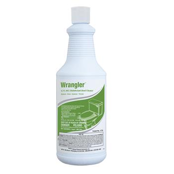 National Chemical Laboratories Wrangler™ Disinfectant Bowl &amp; Porcelain Cleaner, 32 oz, 12/CS