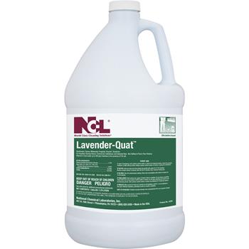 National Chemical Laboratories Lavender-Quat Disinfectant, Mildewstat, Fungicide, Virucide, Deodorizer, 1 gal, 4/Case