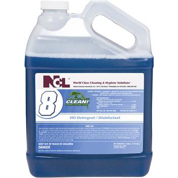 National Chemical Laboratories Ready…Set…CLEAN!&#174; #8 HD Detergent/ Disinfectant, 1 gal., 4/CS