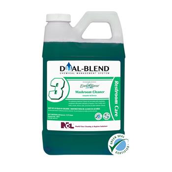 National Chemical Laboratories Dual-Blend&#174; #3, Earth Sense Washroom Cleaner, 80 oz, 4/CS