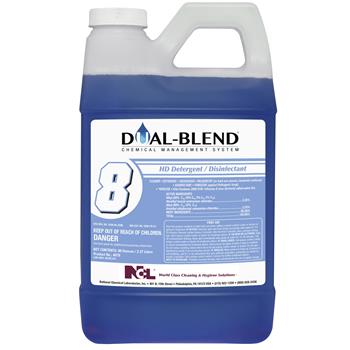 National Chemical Laboratories Dual-Blend&#174; #8, HD Detergent/Disinfectant, 80 oz, 4/CS