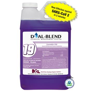National Chemical Laboratories Dual-Blend&#174; #19 Lavender Disinfecctant 256, 4/CS