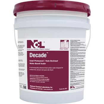 National Chemical Laboratories DECADE™ Semi-Permanent / Stain Resistant Water Based Sealer, 5 gal.