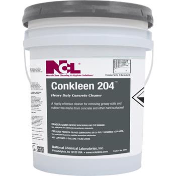 National Chemical Laboratories CONKLEEN 204™ Heavy Duty Concrete Cleaner, Citrus Scent, 5 gal.