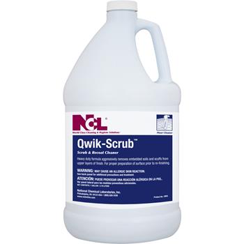 National Chemical Laboratories QWIK-SCRUB™ Scrub &amp; Recoat Cleaner, 1 gal., 4/CS