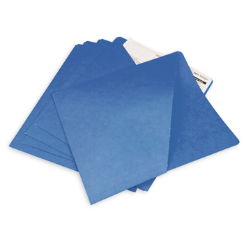 NECI Slash pockets, blue, 50 pockets per box.