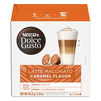 NESCAF&#201;&#174; Dolce Gusto&#174; Caramel Latte Macchiato Coffee Capsules, 16/BX