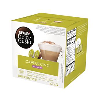 NESCAF&#201;&#174; Dolce Gusto&#174; Skinny Cappuccino Coffee Capsules, 16/BX