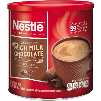 Nestl&#233; Hot Cocoa Mix, Rich Milk Chocolate, 27.7 oz. Canister