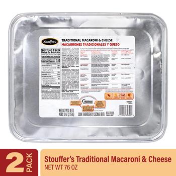 Stouffer&#39;s Traditional Baked Macaroni &amp; Cheese, 76 oz., 2 Count