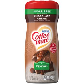 Coffee mate Sugar Free Powdered Coffee Creamer, Creamy Chocolate, 10.2 oz Canister