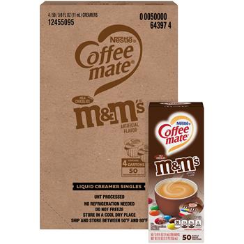 Coffee Mate M&amp;M&#39;s Flavored Coffee Creamer, 0.38 oz Single Serve Cups, 200/CT