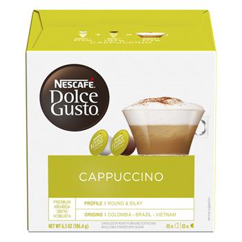 Dolce Gusto&#174; Cappuccino Coffee Capsules, 16/BX