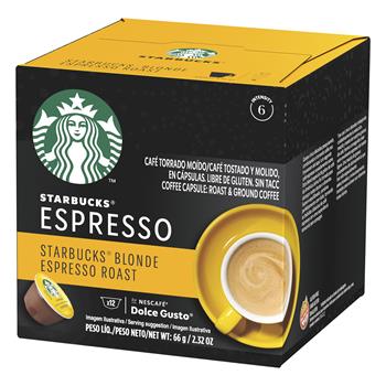 NESCAF&#201; Dolce Gusto Starbucks&#174; Blonde Espresso Roast Espresso Capsules, 16/BX