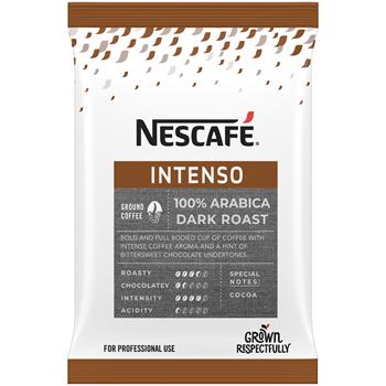 Nescaf&#233; Intenso 100% Arabica Dark Roast Ground Coffee, 1.75 oz Packet, 24/Carton