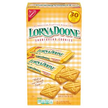 Nabisco Lorna Doone Shortbread Cookies, 1.5 oz, 30/Box