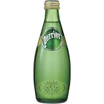 Perrier&#174; Sparkling Mineral Water, Glass Bottle, 11.2 oz., 24/CT
