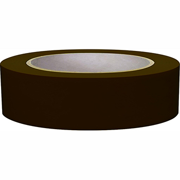 NMC 6 Mil Vinyl Safety Tape, Solid Brown, 2&quot; x 108&#39;