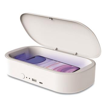 NuvoMed Portable UV Sterilizer for Mobile Phones, White