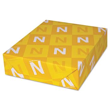 Neenah Paper Classic Crest Paper, 99 Bright, 70 lb Text, 8.5&quot; x 11&quot;, Avalanche White Smooth, 4000 Sheets/Carton