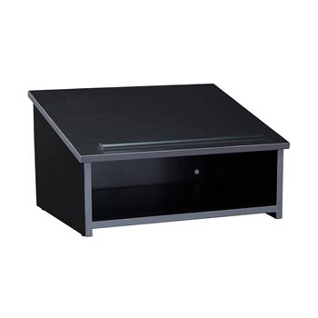 National Public Seating Tabletop Lectern, Black