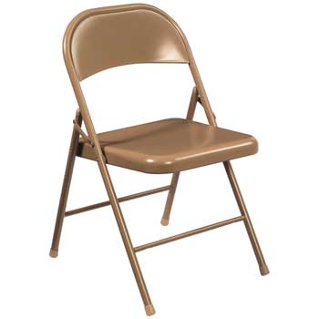 NPS Commercialine&#174; Folding Chair, Beige