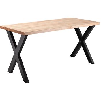 National Public Seating Collaborator Table, 30&quot; x 72&quot;, Rectangle, 30&quot; Height, Butcherblock top