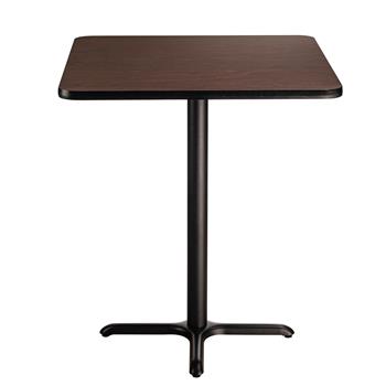 National Public Seating Caf&#233; Table, &quot;X&quot; Base, 30&quot; Height, 36&quot; Square