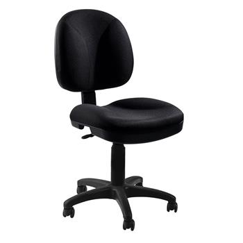 National Public Seating Comfort Task Chair, 18-22 in H, Adjustable, Black