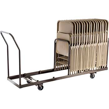 National Public Seating Folding Chair Dolly for Vertical Storage, 35 Chair Capacity