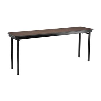 National Public Seating 18&quot; x 72&quot; Max Seating Folding Table, Plywood Core/Edge Banding