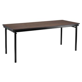 National Public Seating 30&quot; x 72&quot; Max Seating Folding Table, Plywood Core/Edge Banding