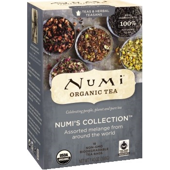 Numi Organic Tea &amp; Teasans, Numi&#39;s Collection™, 18/BX