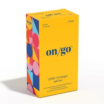 On/Go™ 10 Minute At-Home COVID-19 Antigen Self-Test (OTC), Tech-Enabled, 2 Test Kits