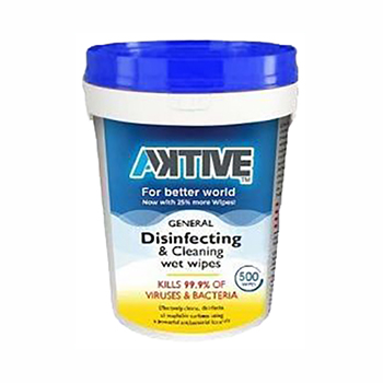 W.B. Mason Co. Disinfecting &amp; Cleaning Wet Wipes, 500 Wipes/TB