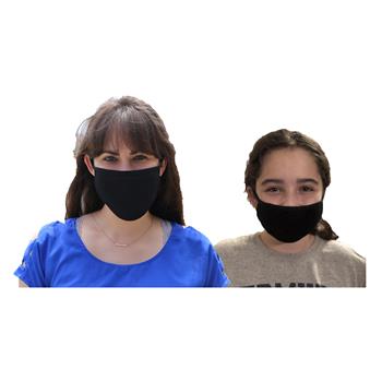 W.B. Mason Co. 2-Ply Cloth Face Mask Family Pack, 5 Adult &amp; 5 Child Masks/PK