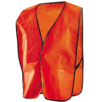 OccuNomix Mesh Gloss Vest, Orange, Size Regular